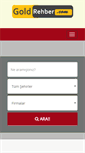 Mobile Screenshot of goldrehber.com